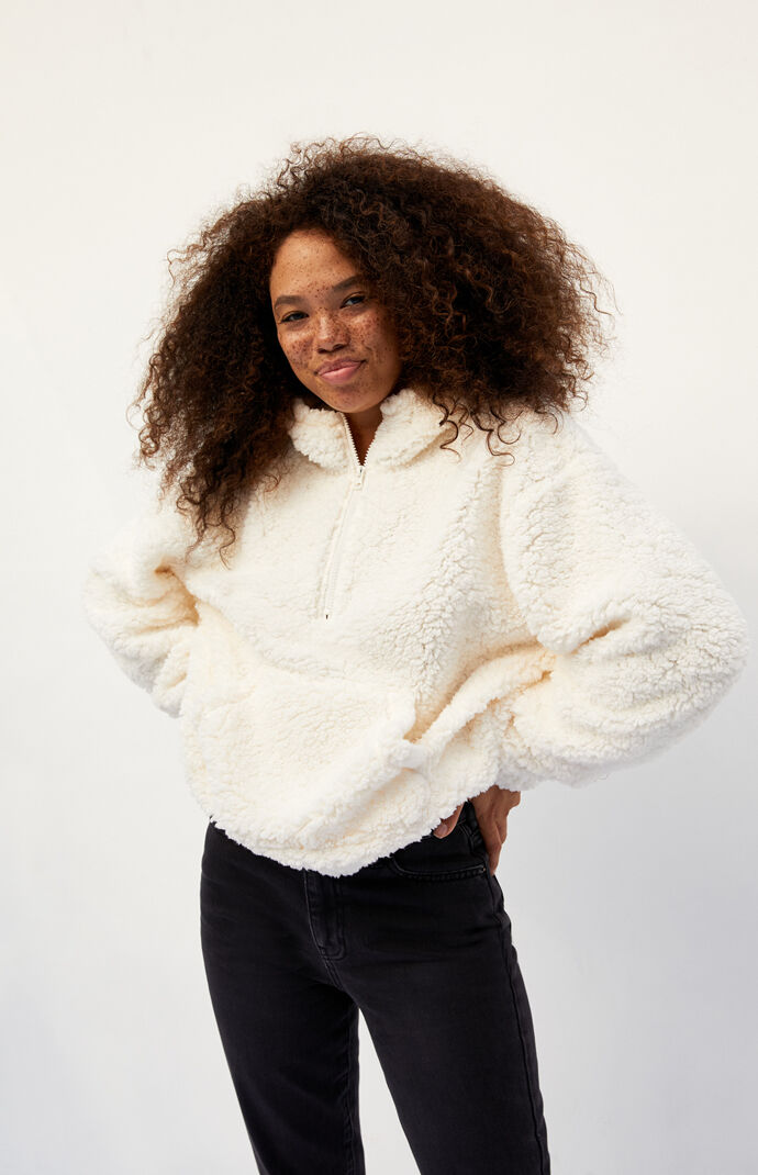 pacsun sherpa hoodie