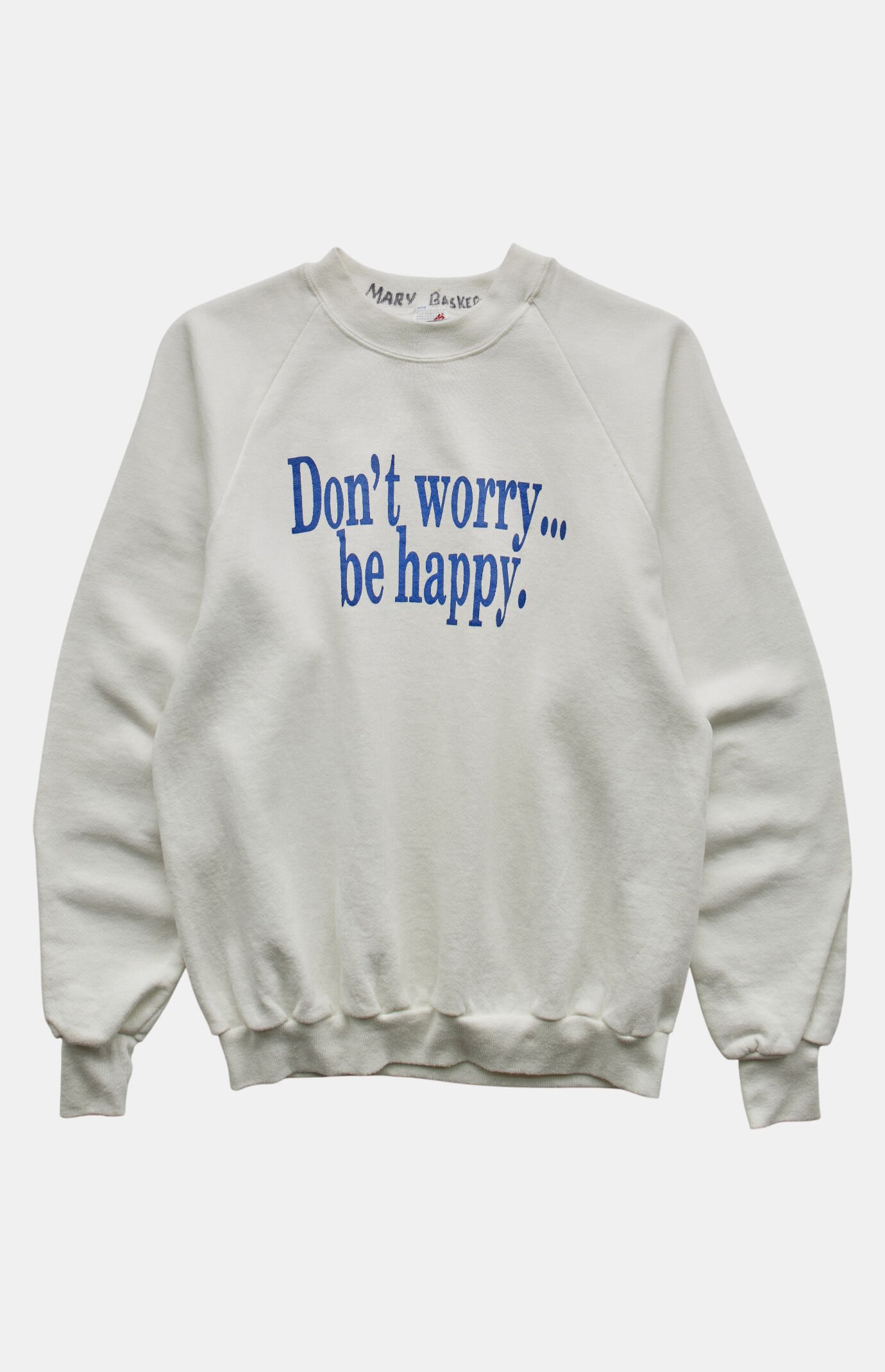 PS VINTAGE 90s Don't Worry Be Happy Crew Neck Sweatshirt