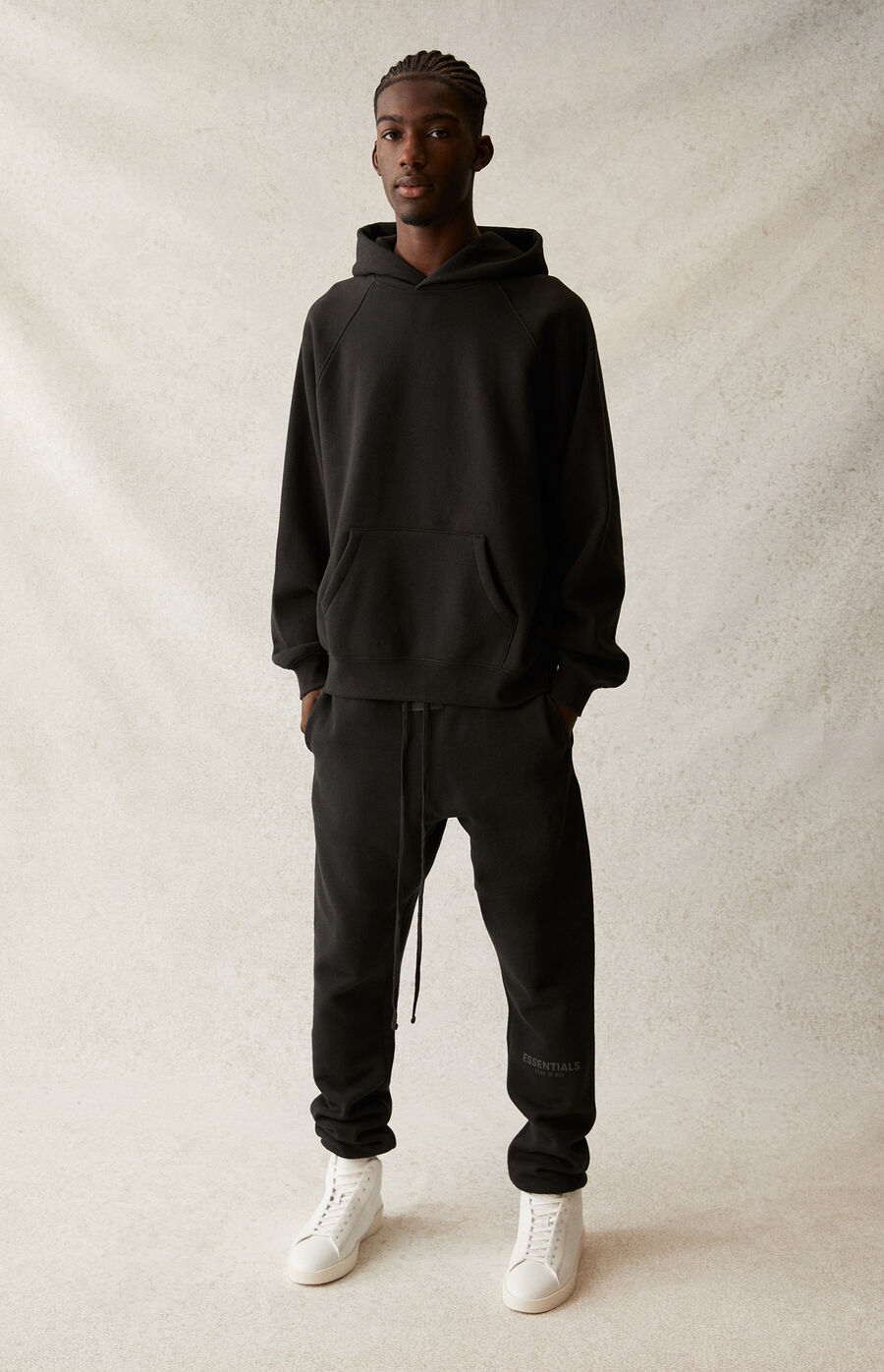 fog essentials black sweatpants