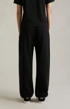 Women's Black Sweatpants image number 6
