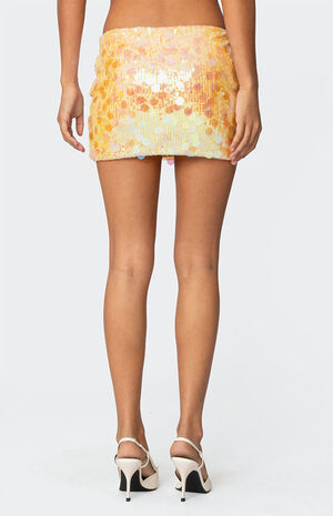 Sabina Low Rise Sequin Mini Skirt image number 4