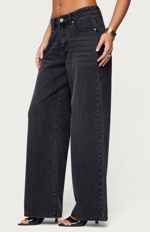 Ery Wide Leg Mid Rise Jeans image number 2
