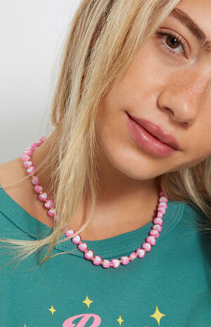 x PacSun Heart Gem Choker Necklace image number 2