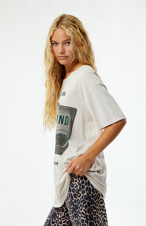 High Rise Records Tonal Oversized T-Shirt image number 3