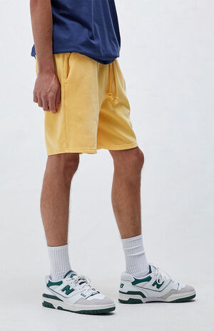 Gold Vintage Washed Sweat Shorts image number 3