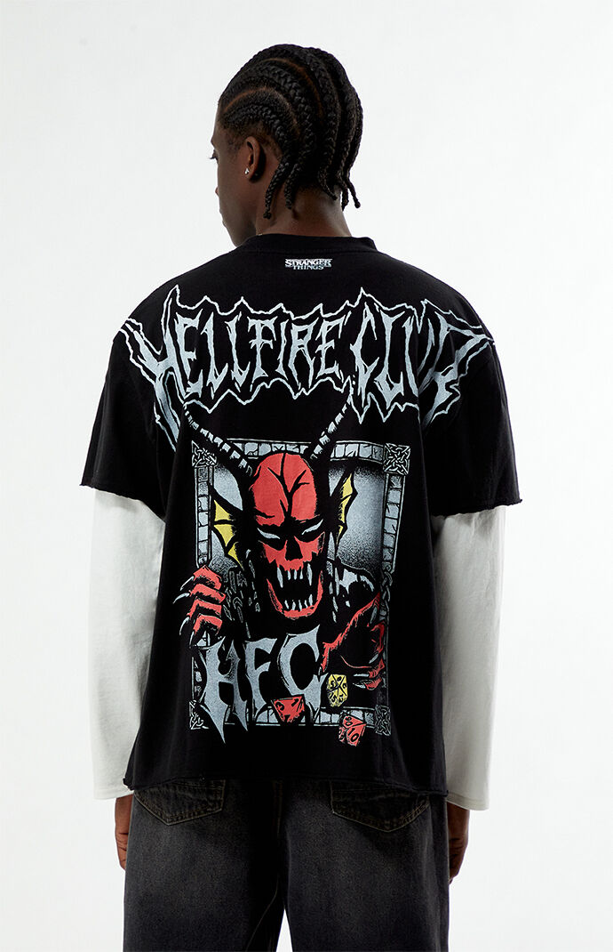 Netflix x Stranger Things Hellfire Club Dungeon Twofer Long Sleeve