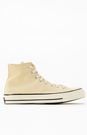 Yellow Recycled Chuck 70 High Top Shoes image number 2