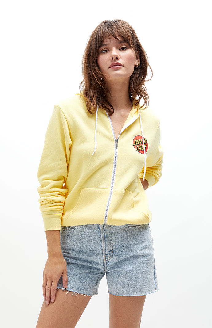 Santa cruz hoodie yellow best sale