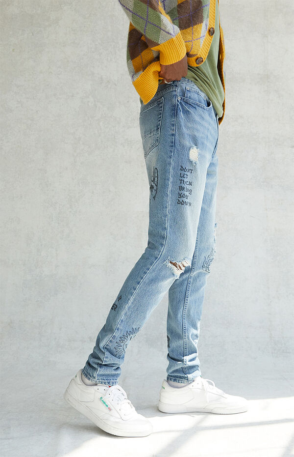 Jean PacSun Comfort Stretch Skinny 30/30 - Taille 30, Coupe Skinny, Occasion Très Bon état