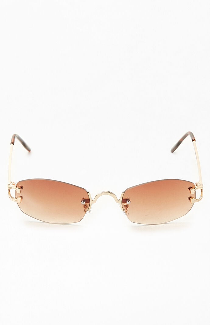 Rimless Metal Sunglasses