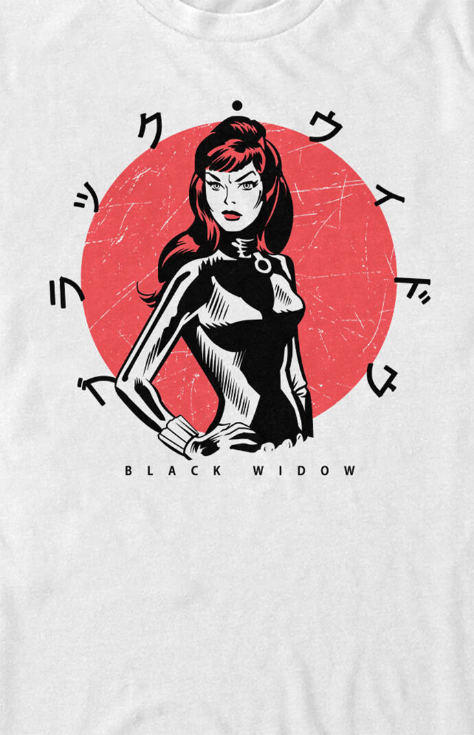 Black Widow Kanji T-Shirt