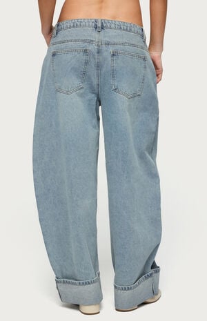 Petite Kella Low Rise Baggy Jeans image number 3