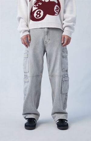 Eco Gray Baggy Cargo Jeans