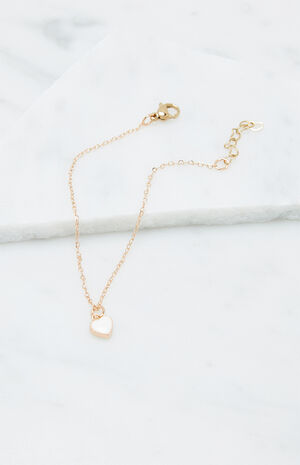 Gold Heart Bracelet image number 3