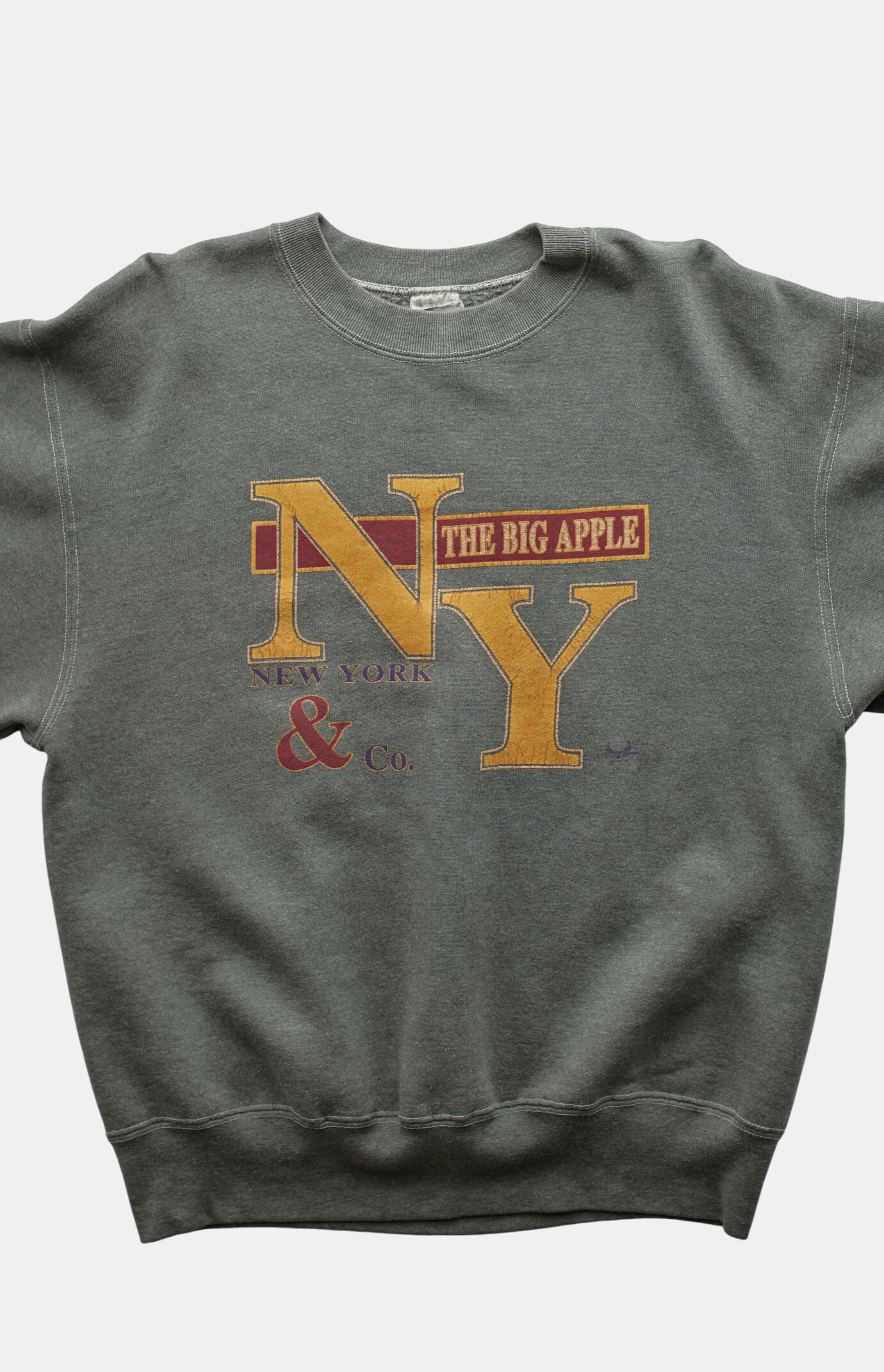 PS VINTAGE 90s NY the Big Apple Crew Neck Sweatshirt