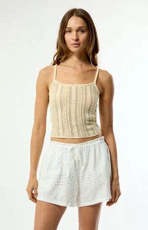 Lou Eyelet Shorts image number 1