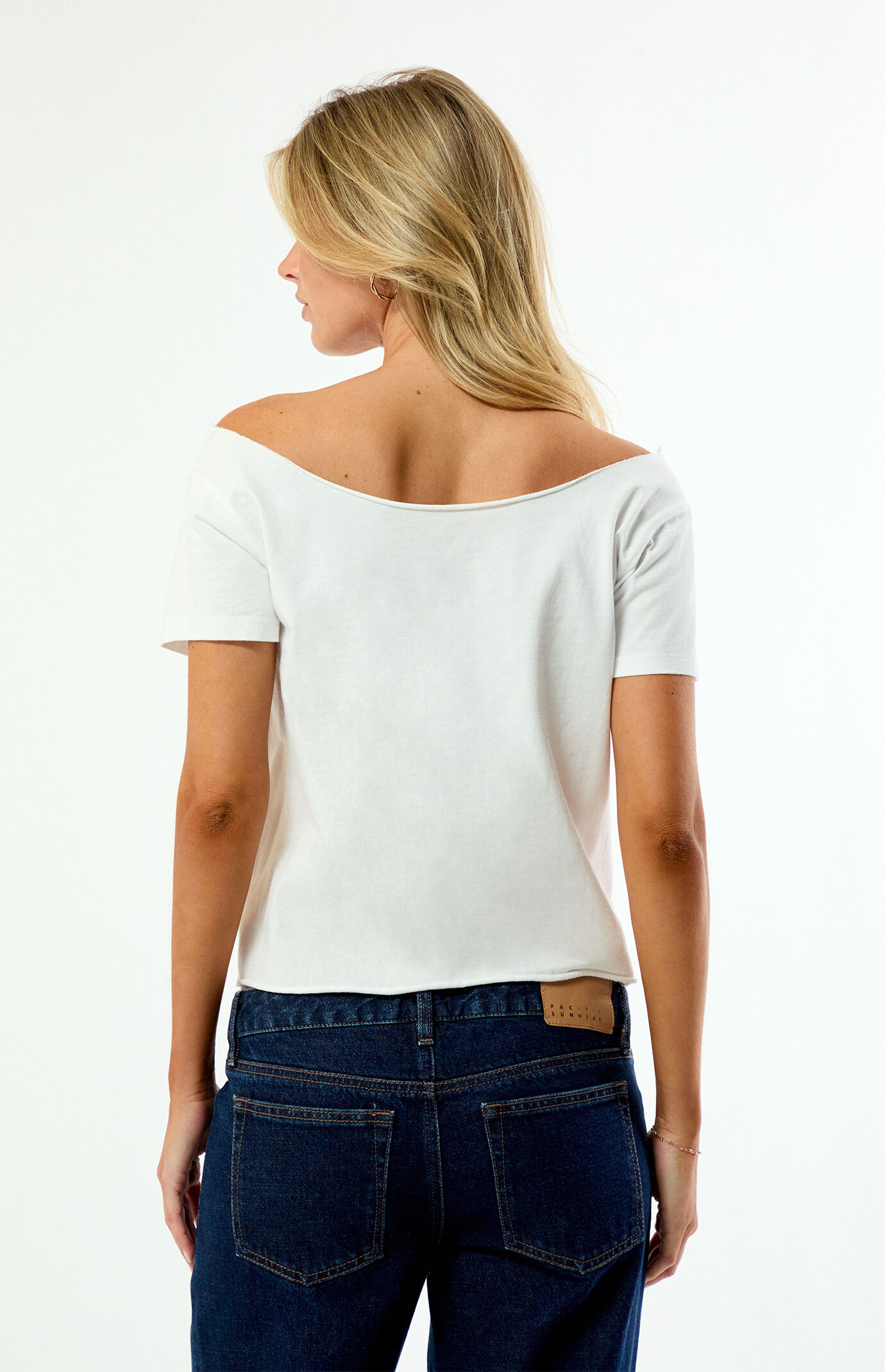 WILD COLLECTIVE x MLB Detroit Tigers Off-The-Shoulder T-Shirt