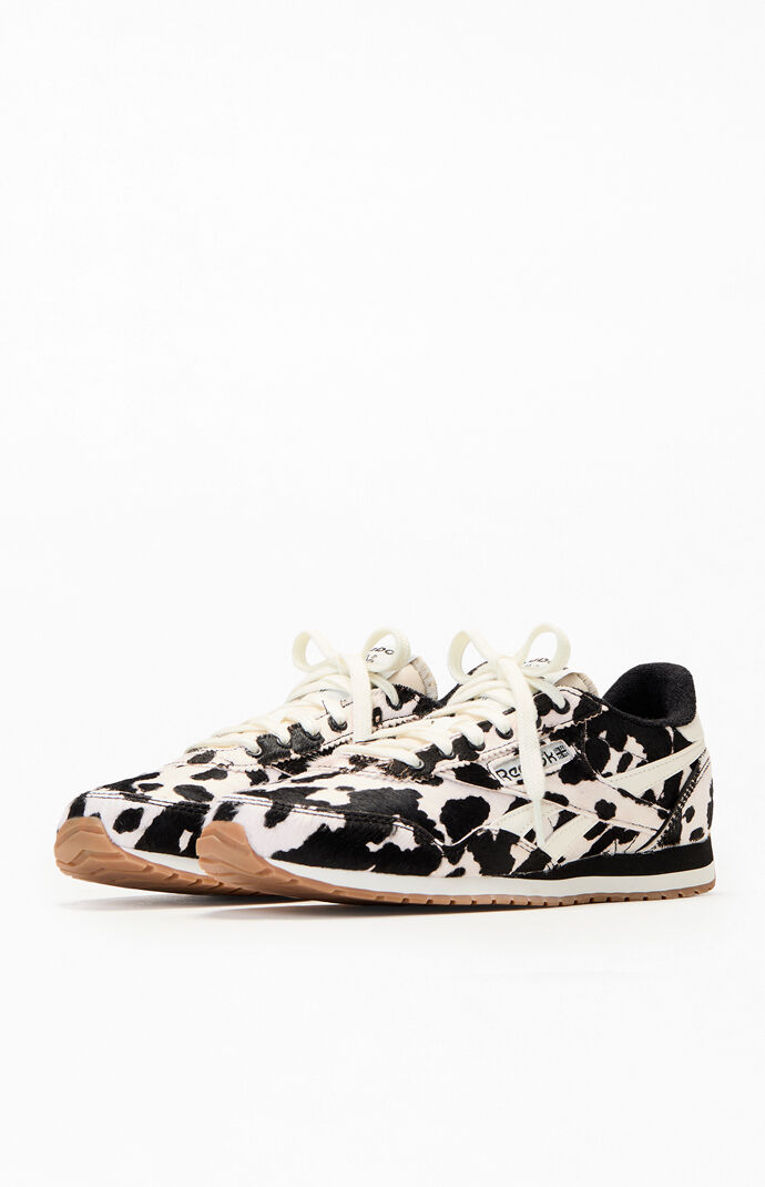 Reebok Women's Cow Print Classic AZ Sneakers