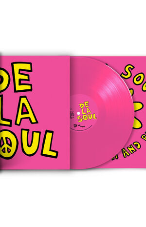 De La Soul 3 Feet High Vinyl Record (Magenta Vinyl) image number 2