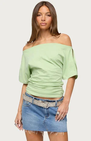 Feng Off-The-Shoulder Cutout Top image number 1