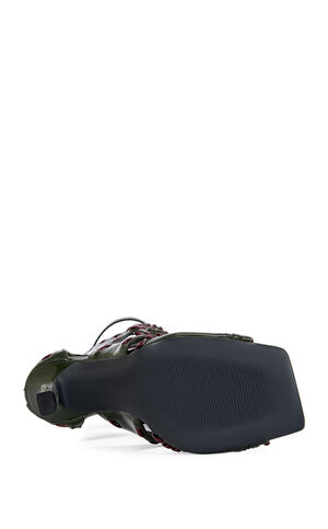 Women's Indrani Olive Gladiator Stiletto Sandal Booties image number 5