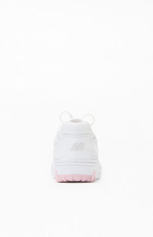 White & Pink 550 Sneakers image number 3