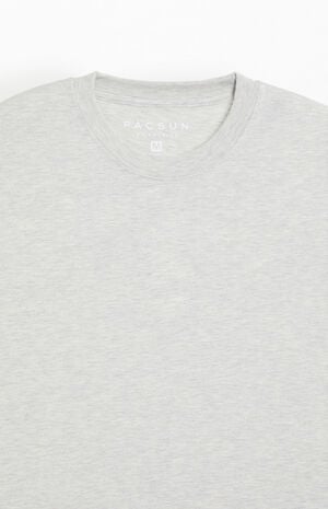 Heather Grey Premium Cropped T-Shirt image number 2