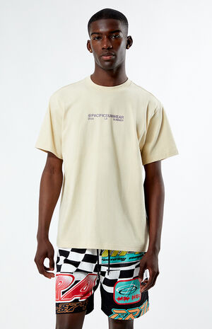 Cream Pacific Sunwear Here T-Shirt image number 3