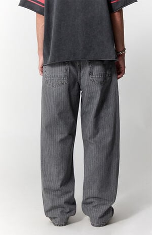 Dylan Baggy Jeans Pinstripe Gray image number 4