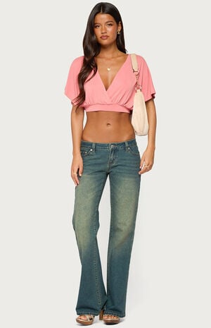 Candela V-Neck Cropped Top image number 5