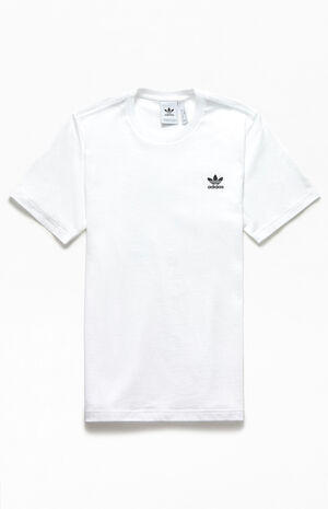 adidas White Essential T-Shirt | PacSun