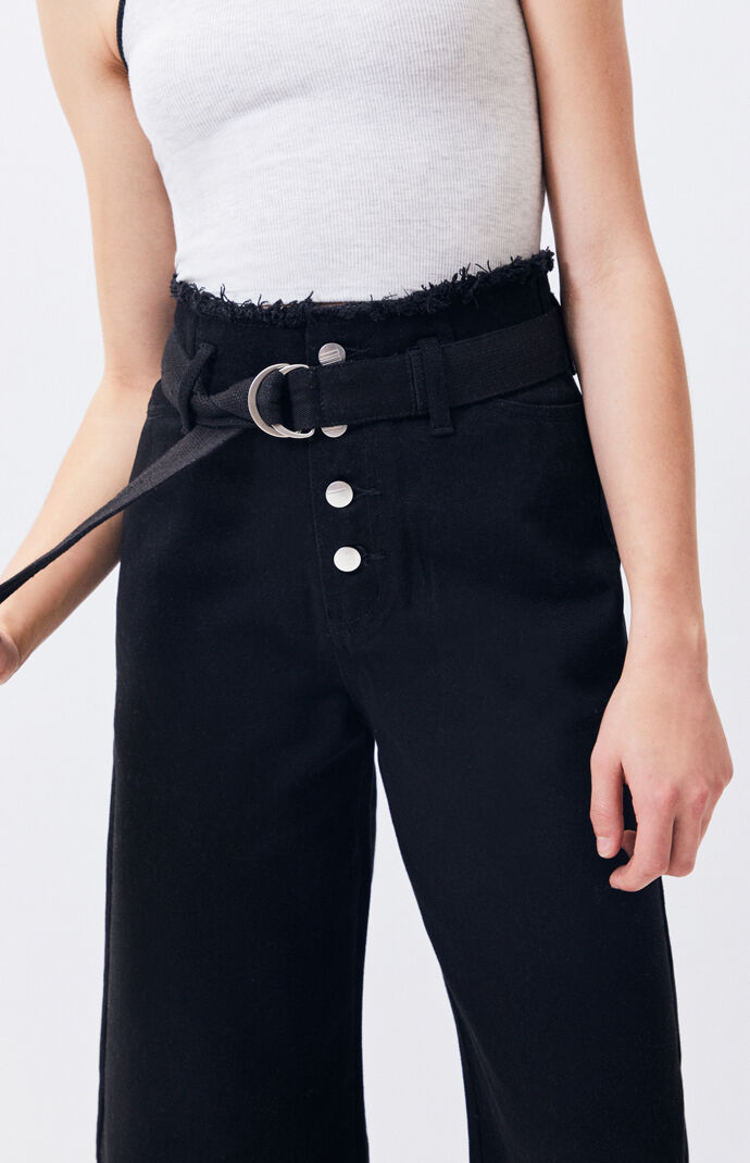 Call Out Belted Culotte Jeans