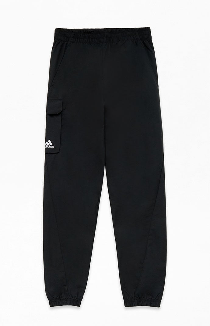 Kids black adidas joggers hot sale