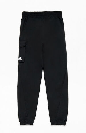 Kids Black Escape Woven Cargo Joggers image number 1