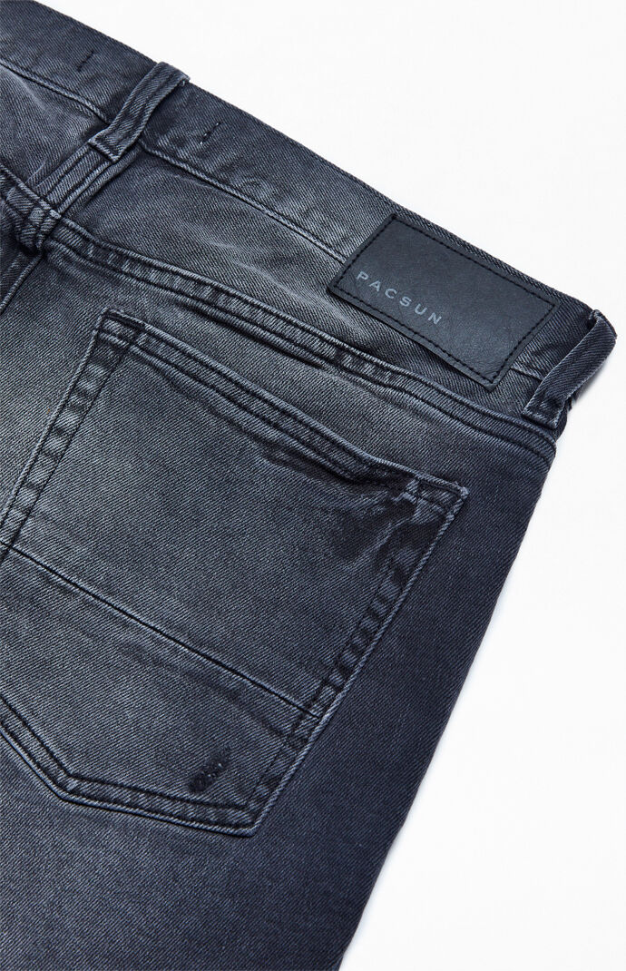 Brady Black Denim Shorts