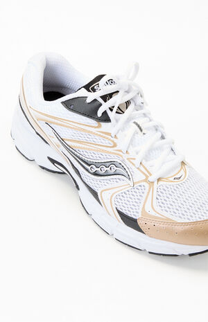 Gold & White Ride Millennium Shoes image number 6