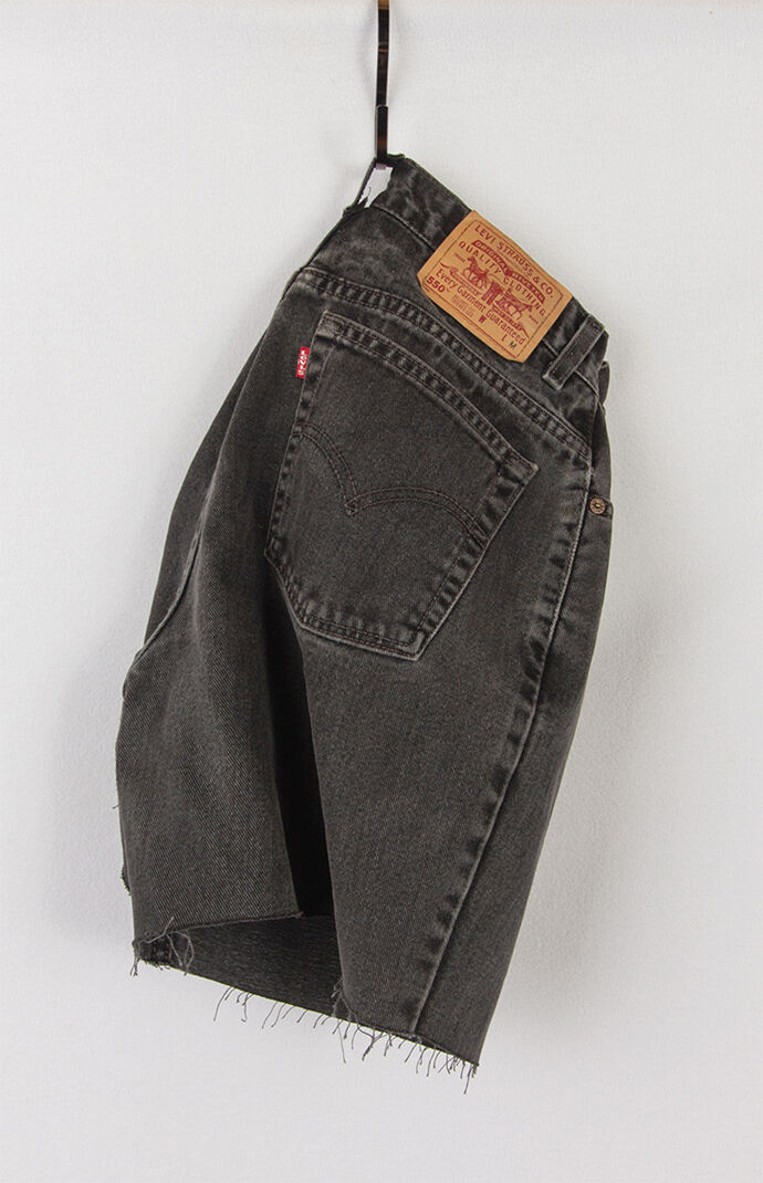 Upcycled Levi's 550 Relaxed Fit Denim Shorts