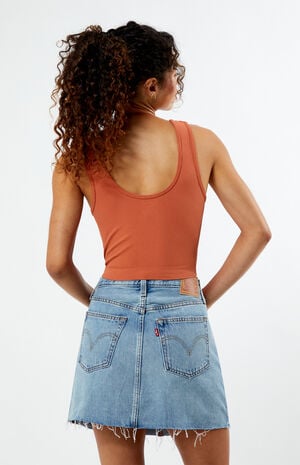 Levi's Icon Woven Minutes Denim Mini Skirt PacSun