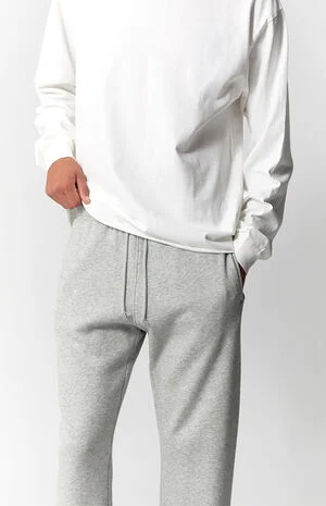 Gray Johnny Fleece Straight Sweatpants image number 5