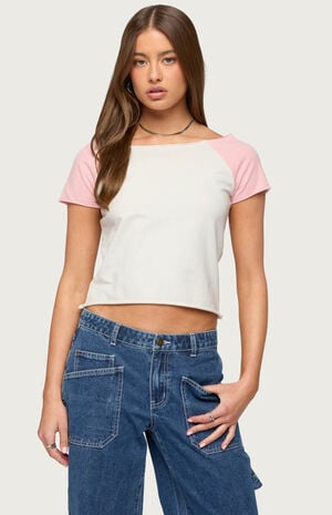 Liva Contrast Raglan T-Shirt image number 1