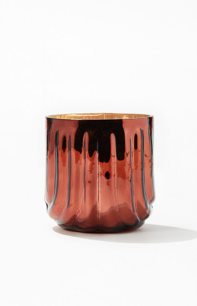 Bon Bon Pressed Glass Candle