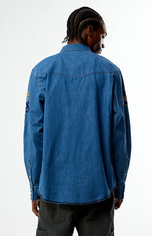 x Coors Embroidered Denim Long Sleeve Shirt image number 4