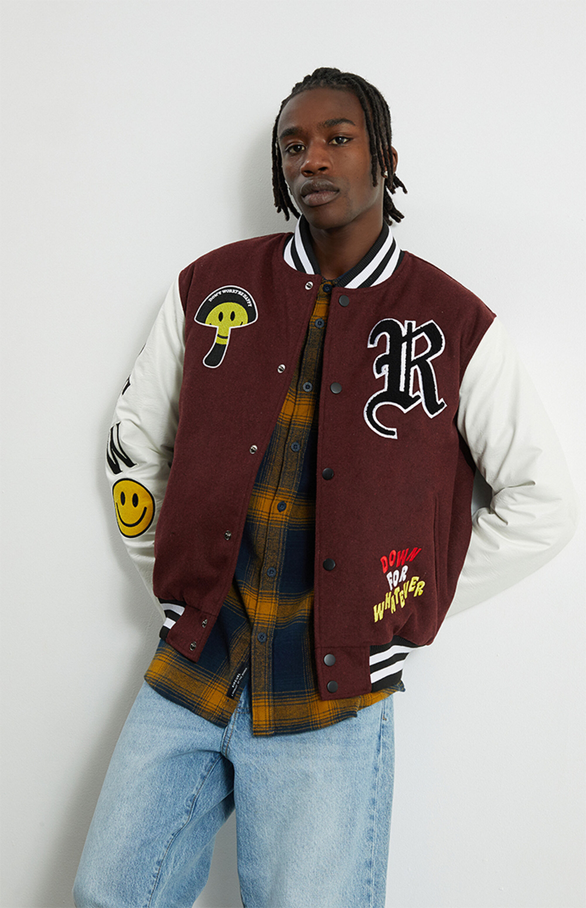PacSun DFW Varsity Jacket PacSun