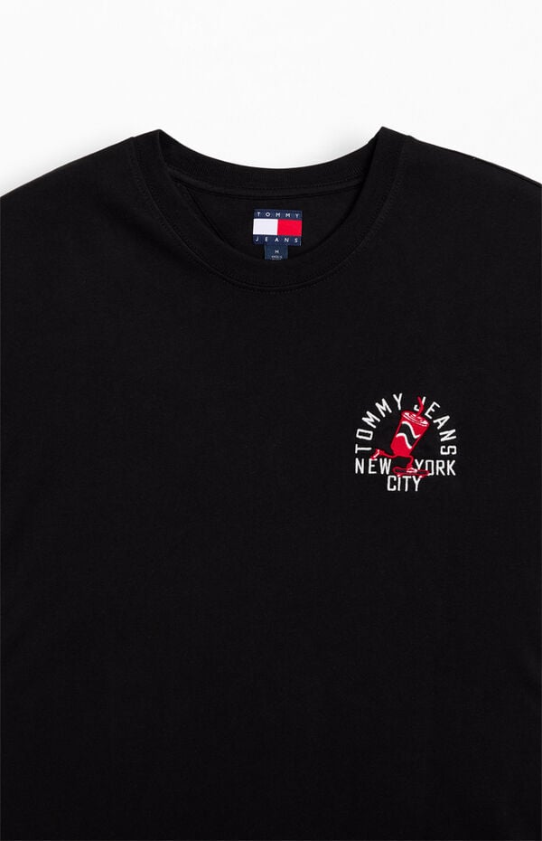 Tommy Jeans New York City Motif Embroidered T-Shirt