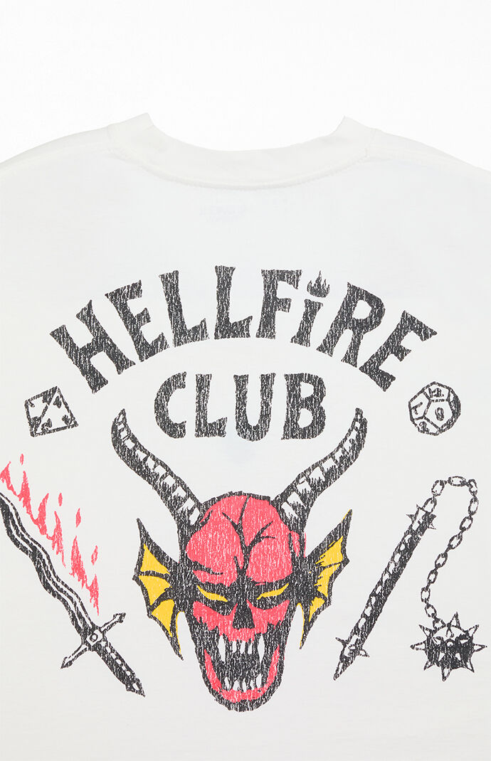 PACSUN ストレンジャーシングス HELLFIRE CLUB トレーナー Stranger Things Hellfire Club Long Sleeve T-Shirt | PacSun