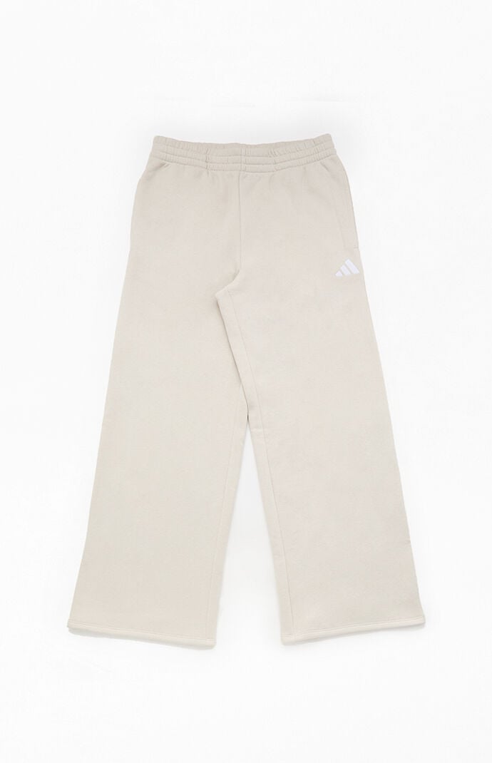 adidas Kids Embroidered Logo Fleece Sweatpants