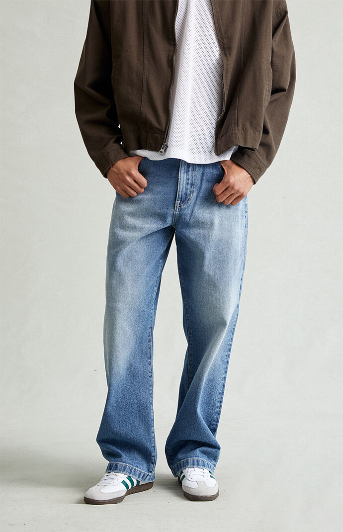 Pacsun Dylan Baggy Jeans Medium Blue Tint