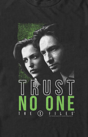 The X-Files Trust No One T-Shirt The X-Files Trust No One T-Shirt image number null