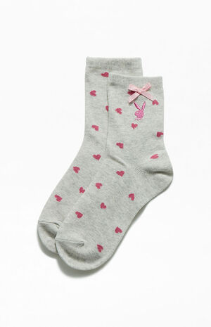 By PacSun Heart Bow Socks image number 3