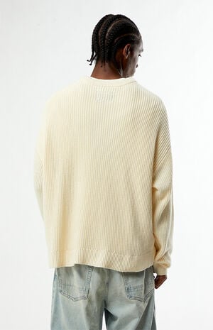 Villa Du Jardin Ribbed Knit Crew Neck Sweater image number 4